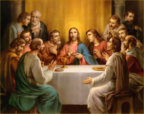 picture of last supper of jesus